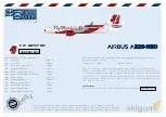 Airigami Papier Avion AirBus A320-Neo Quick Manual preview