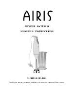 Предварительный просмотр 21 страницы AIRIS BAT001 Instruction Manual