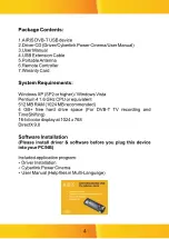 Preview for 4 page of AIRIS G819 User Manual