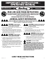 AirKing BFQ Series Operating Manual preview