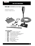 Preview for 3 page of AirKing CVS-22E QuietDrive User Manual