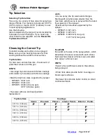 Preview for 14 page of Airless DP6825 Operating Instructions Manual