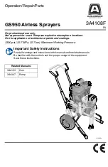 Preview for 1 page of AIRLESSCO GS950 Operation - Repair - Parts