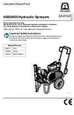 Preview for 1 page of AIRLESSCO HSS9950 Operation - Repair - Parts