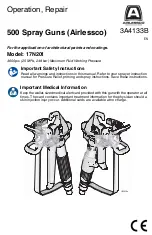 Preview for 1 page of AIRLESSCO Pro-Light 500 17N201 Operation, Repair