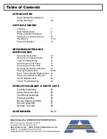 Preview for 2 page of AIRLESSCO Spray & Stripe 3600 Service And Operation Manual