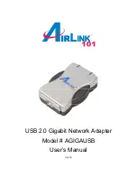 Airlink101 AGIGAUSB User Manual preview