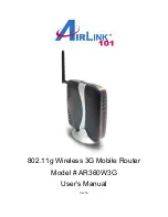 Предварительный просмотр 1 страницы Airlink101 AR360W3G User Manual