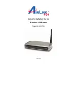 Airlink101 AR570W Quick Installation Manual preview