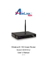 Preview for 1 page of Airlink101 AR570WV2 User Manual