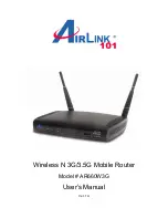 Airlink101 AR660W3G User Manual preview