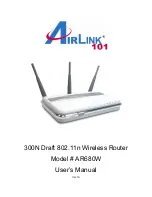 Airlink101 AR680W User Manual предпросмотр