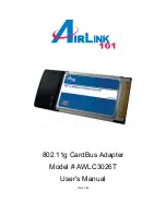 Airlink101 AWLC3026T User Manual preview