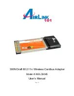 Airlink101 AWLC6045 User Manual preview