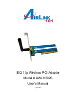 Airlink101 AWLH3026 User Manual preview