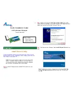 Preview for 1 page of Airlink101 AWLH3026T Quick Installation Manual