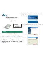 Airlink101 AWLL5025 Quick Installation Manual preview