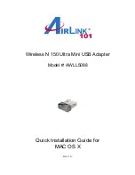 Airlink101 AWLL5088 Quick Installation Manual preview