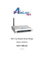 Airlink101 AWMB100 User Manual preview