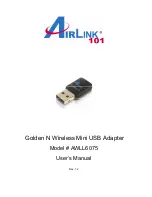 Airlink101 Golden N AWLL6075 User Manual preview