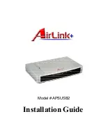 Airlinkplus APSUSB2 Installation Manual предпросмотр