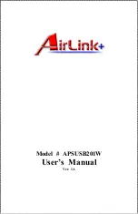 Preview for 1 page of Airlinkplus APSUSB201W User Manual