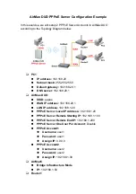 Preview for 1 page of AirLive AirMax DUO PPPoE Server Configuration Example