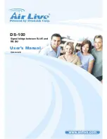 Preview for 1 page of AirLive DS-100 User Manual