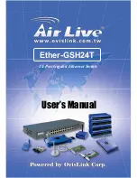 AirLive ETHER-GSH24T User Manual preview