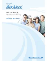 AirLive IAS-2000 V2 User Manual preview