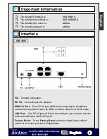 Preview for 4 page of AirLive IGR-1500 Quick Start Manual