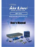 AirLive MFP-101U User Manual preview