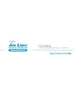 Предварительный просмотр 1 страницы AirLive POE-FSH804 Quick Start Manual