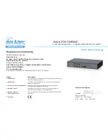 AirLive POE-FSH808AT Quick Setup Manual предпросмотр