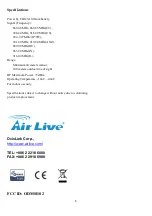 Предварительный просмотр 9 страницы AirLive SI-102 Manual