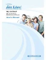 AirLive WL-5470AP User Manual preview