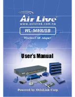 Preview for 1 page of AirLive WL-5480USB User Manual