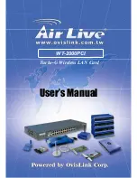 AirLive WT-2000PCI User Manual preview