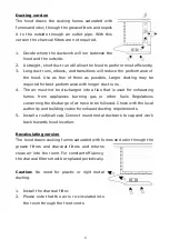 Предварительный просмотр 7 страницы AIRLUX AHCB40IX Instruction Manual