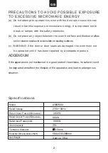 Preview for 3 page of AIRLUX AMI253IX User Instructions