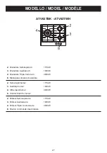 Предварительный просмотр 27 страницы AIRLUX ATV63TBK Operating And Maintenance