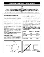 Предварительный просмотр 8 страницы AIRLUX Glem-Gas XTA64A (French) Mode D'Emploi