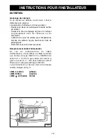 Предварительный просмотр 14 страницы AIRLUX Glem-Gas XTA64A (French) Mode D'Emploi