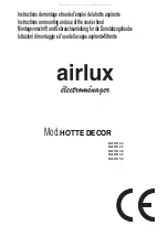 Preview for 5 page of AIRLUX HOTTE DECOR Instruction On Mounting And Use Manual