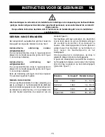 Preview for 19 page of AIRLUX TDV3A-H (French) Mode D'Emploi