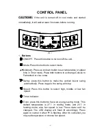 Preview for 5 page of AIRLUX YPH-12H-S1 User Manual