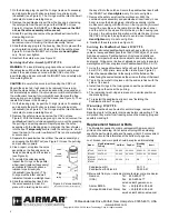 Preview for 4 page of AirMan B744V Owner'S Manual And Installation Instructions