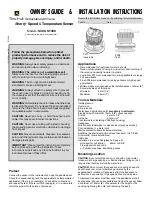 Preview for 1 page of Airmar Shorty S300 Owner'S Manual & Installation Instructions