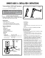 Preview for 1 page of Airmar TM256 Owner'S Manual & Installation Instructions