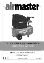 Preview for 1 page of airmaster 2244030 Operation & Maintenance Instructions Manual